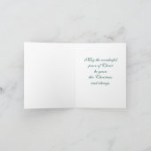 De Kerstkaarten van de Nacht van de Winter van de Feestdagen Kaart (Binnen)