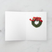 De Kerstkaarten van de Poten van de Kerstman van Feestdagen Kaart (Binnen)