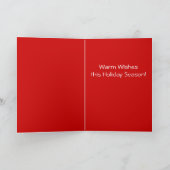 De Kerstkaarten van het Huisdier van de douane Feestdagen Kaart (Binnen)