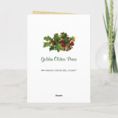 De Kerstkaarten van Krampus Feestdagen Kaart (Achterkant)