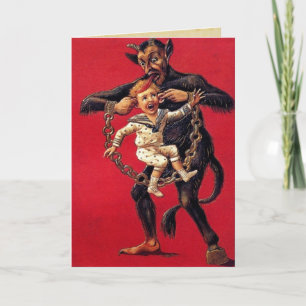 De Kerstkaarten van Krampus Feestdagen Kaart