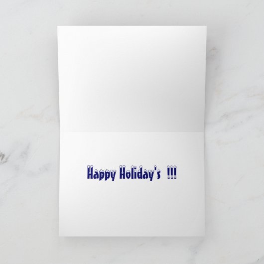 De Kerstkaarten van Saugy Feestdagen Kaart (Binnen)