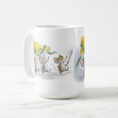 De kerstkaas Mok binnenhalen (Voorkant links)