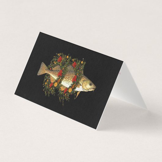 De Kerstkabeljauw (klein) Kaart (Voorkant)