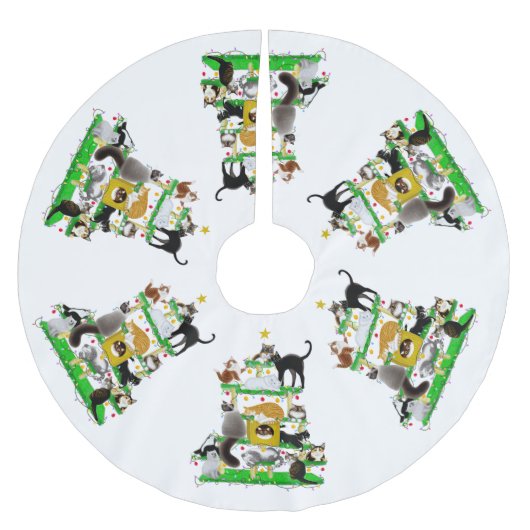 De kerstkat-boomrok kerstboom rok (Voorkant)