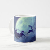 De kerstkerstkerstfeestdag alleen nog maar koffiemok (Voorkant links)