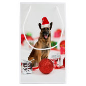 De kerstkerstkerstkerstkerstman van Shepherd: Gift Klein Cadeauzakje (Achterkant)