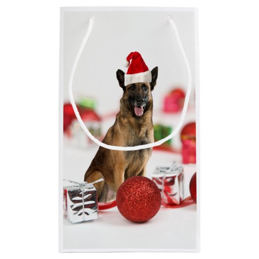 De kerstkerstkerstkerstkerstman van Shepherd: Gift Klein Cadeauzakje (Achterkant)