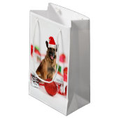 De kerstkerstkerstkerstkerstman van Shepherd: Gift Klein Cadeauzakje (Voorkant Gekanteld)