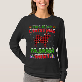 De kerstkerstman is mijn kerstpajama. t-shirt