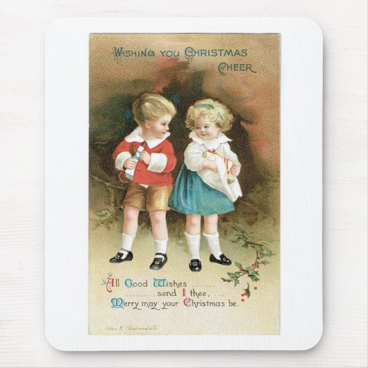 De kerstkinderen muismat (Voorkant)
