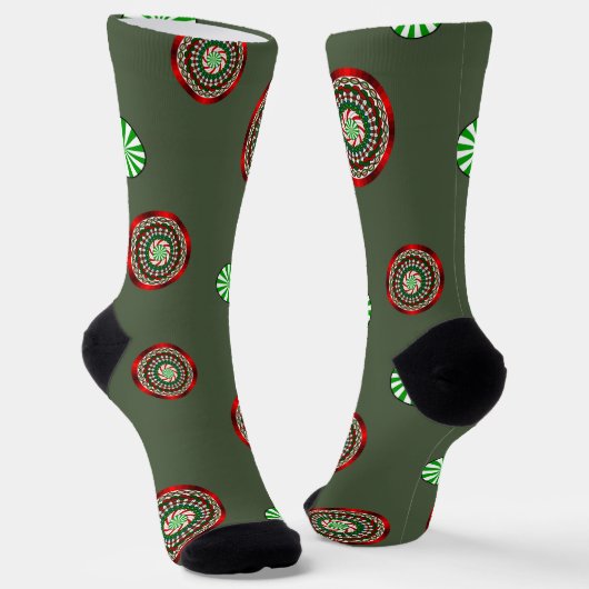 De kerstkleuren sokken (Gebogen)