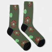 De kerstkleuren sokken (Rechts)