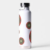 De kerstkleuren waterfles (Rechts)