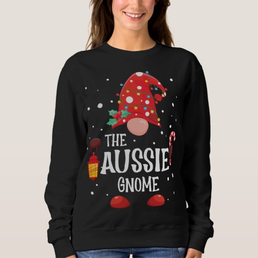 De kerstkoepel van de Aussie Gnome familie P Trui (Voorkant)