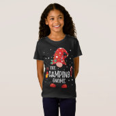 De kerstkoepel van de Camping Gnome die Familie va T-shirt (Voorkant volledig)