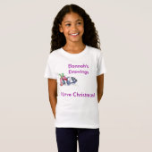 De kerstkonijn t-shirt (Voorkant volledig)