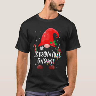 De kerstlampjes van de Astronaut Gnome Matching Fa T-shirt