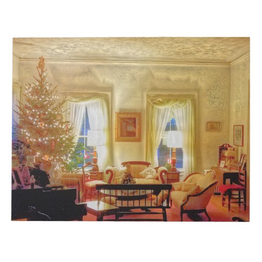 De kerstlaptop notitieblok (Voorkant)