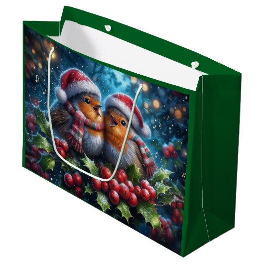 De Kerstliedjes Zangers Cadeautas (Voorkant Gekanteld)