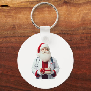 DE KERSTMAN ALS ARTS SLEUTELHANGER