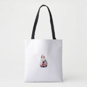 DE KERSTMAN ALS ARTS TOTE BAG (Voorkant)
