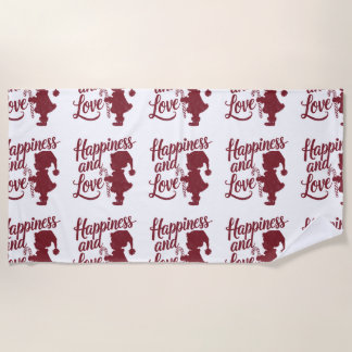 De Kerstman als Peuter - Geluk & Liefde Strandlaken