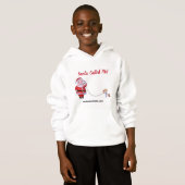 De kerstman belde me! Hoodie (Voorkant volledig)