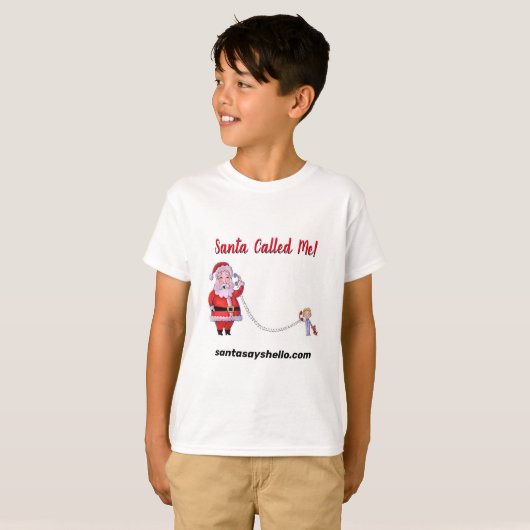 De kerstman belde me! T-Shirt (Voorkant volledig)