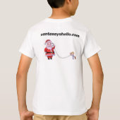 De kerstman belde me! T-Shirt (Achterkant)