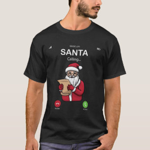 De Kerstman belt de grappige kerstgrap T-shirt