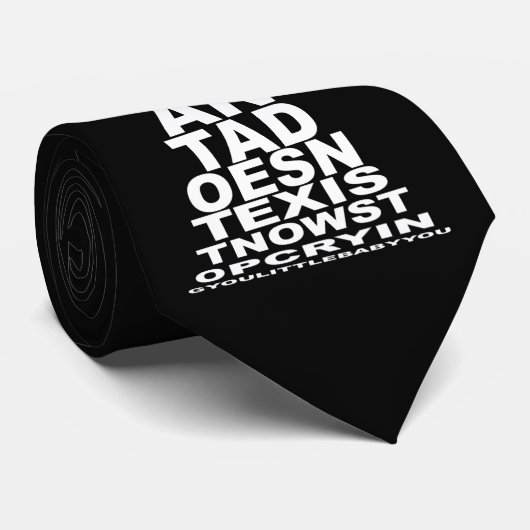 De kerstman bestaat niet stropdas (Opgerold)