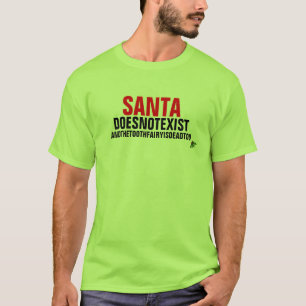 De kerstman bestaat niet t-shirt