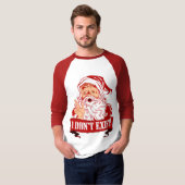 De kerstman bestaat niet t-shirt (Voorkant volledig)