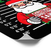 De Kerstman beweerde op de lijst van Nice North Po Poster (Hoek)