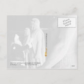 De kerstman bewondert een Centurian Wacht, de Post Feestdagenkaart (Achterkant)