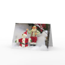 De Kerstman bouwt een Snowman!