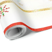 De kerstman - cadeaupapier (Rol Hoek)