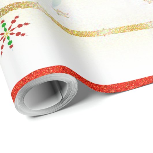 De kerstman - cadeaupapier (Rol Hoek)