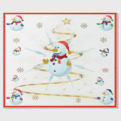 De kerstman - cadeaupapier (Vlak)