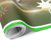 De kerstman - cadeaupapier (Rol Hoek)