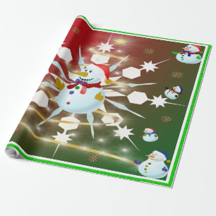 De kerstman - cadeaupapier