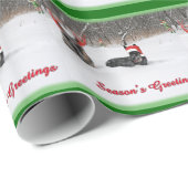 De kerstman? cadeaupapier (Rol Hoek)