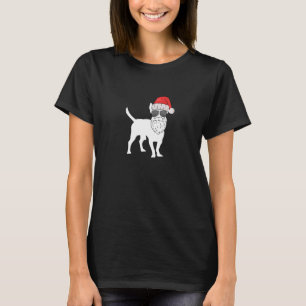 De kerstman Chihuahua Dog heeft zich zo weinig aan T-shirt