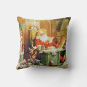 De Kerstman & de Elfen op de Noordpool Kussen (Achterkant)