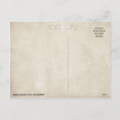 De kerstman die een palmboom versiert feestdagenkaart (Achterkant)