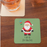 De kerstman die ik doe voor de kerst van de Hos Kartonnen Onderzetters<br><div class="desc">Dit ontwerp werd gecreeerd door digitale kunst. Het kan worden gepersonaliseerd door de aanpassingsknoop te klikken en de kleur te veranderen, een naam, initialen of uw favoriete woorden toe te voegen. Neem contact met me op colorflowcreations@gmail.com als je dit ontwerp op een ander product wilt gebruiken. Koop mijn oorspronkelijke abstracte...</div>
