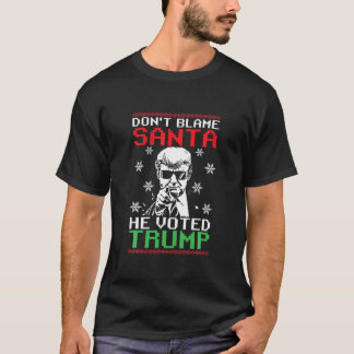 De kerstman die Trump heeft gestemd, is niet de sc T-shirt