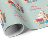 De Kerstman doet een dutje Cadeaupapier (Rol Hoek)