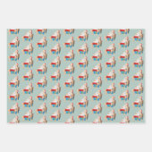 De Kerstman doet een dutje Inpakpapier Vel (Voorkant 2)